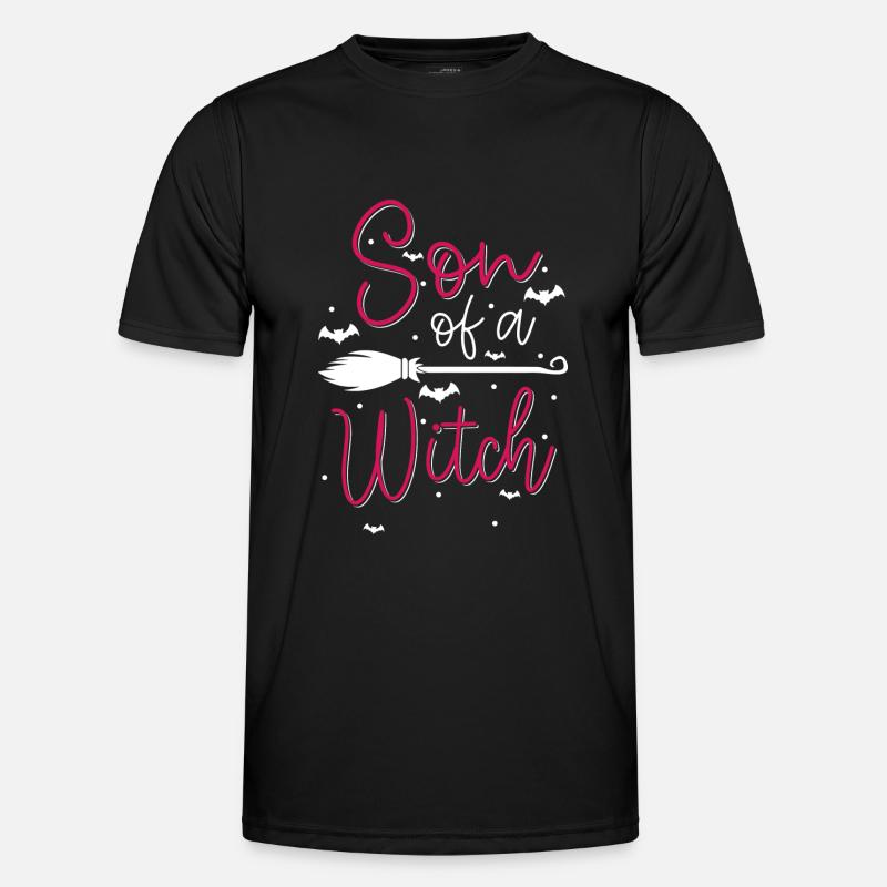 Witch Halloween Magic Witches - Men's Functional T-Shirt - black
