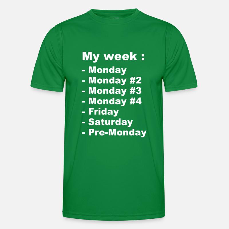 My Week Men's Functional T-Shirt