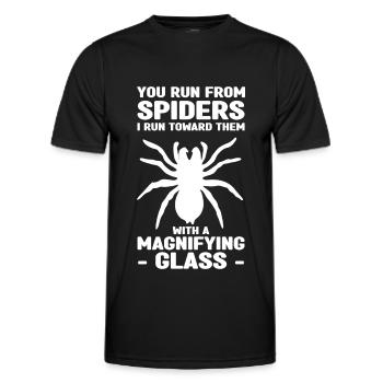 Insekten - Männer Funktions-T-Shirt - Schwarz - Vorne - AI Model Male 178 dark (178cm)
