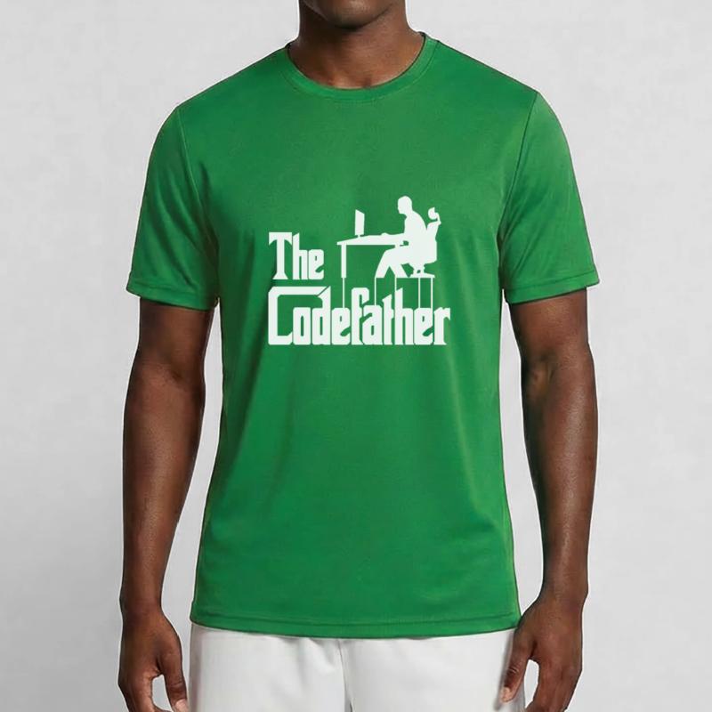 The Codefather Informatiker Programmierer Computer Männer Funktions-T-Shirt