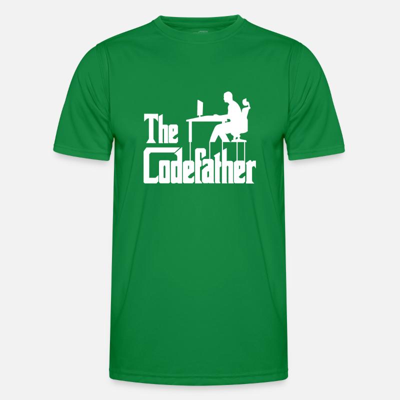 The Codefather Informatiker Programmierer Computer Männer Funktions-T-Shirt