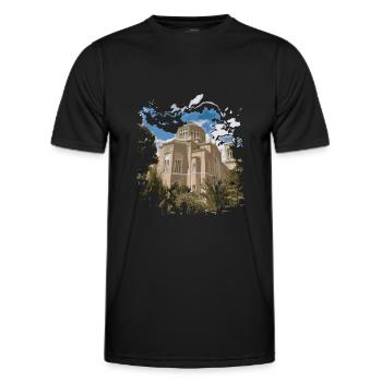 Hellas (Grèce) - T-shirt sport Homme - noir - Devant - AI Model Male 178 dark (178cm)