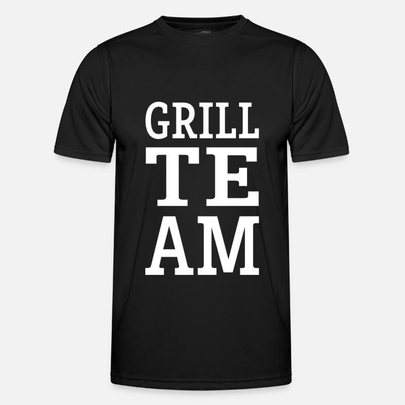 Grill Team - Men's Functional T-Shirt - black