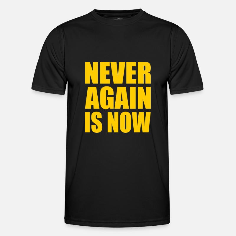 Never again is now Männer Funktions-T-Shirt