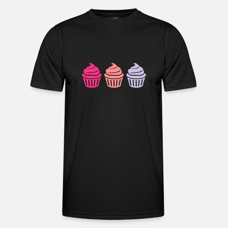 Cupcake - Men's Functional T-Shirt - black