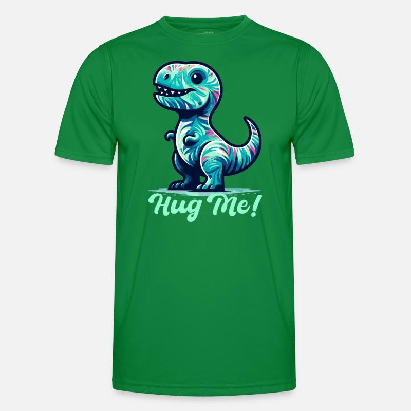 T-Rex Umarme mich Umarmen Geschenk Männer Funktions-T-Shirt