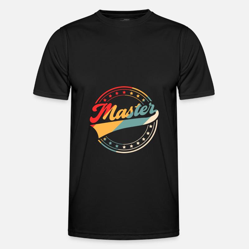 Masterabschluss Uni Master Geschenk Männer Funktions-T-Shirt