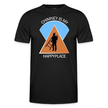 Chimney Sweep Chimney Sweep - Men's Functional T-Shirt - black - Front - AI Model Male 178 dark (178cm)