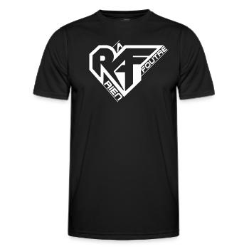 RIEN A FOUTRE - RIENAFOUTRE - Kien - SMSO prod - T-shirt sport Homme - noir - Devant - AI Model Male 178 dark (178cm)