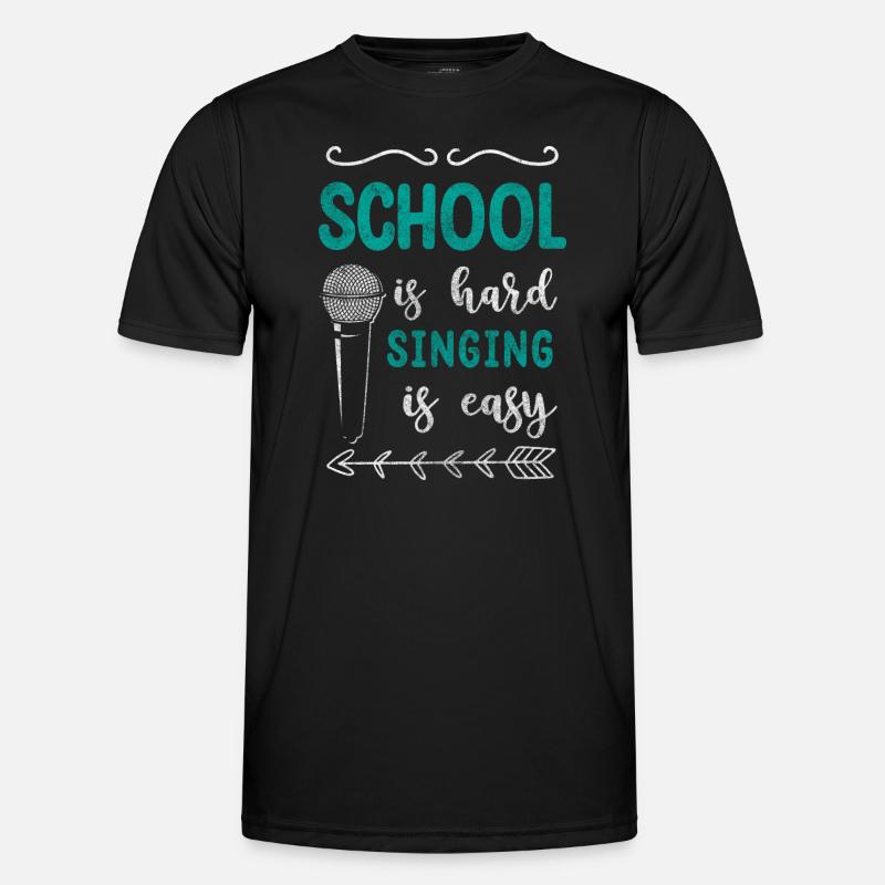 Singer Passion Musical - Men's Functional T-Shirt - black