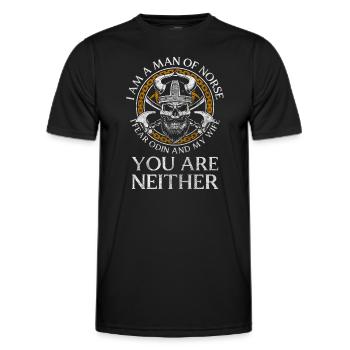 Thor Nordic Lightning - T-shirt sport Homme - noir - Devant - AI Model Male 178 dark (178cm)