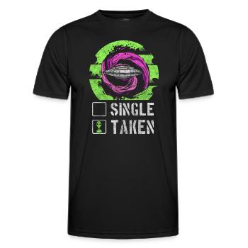 Alien Area 51 Außerirdischer - Männer Funktions-T-Shirt - Schwarz - Vorne - AI Model Male 178 dark (178cm)