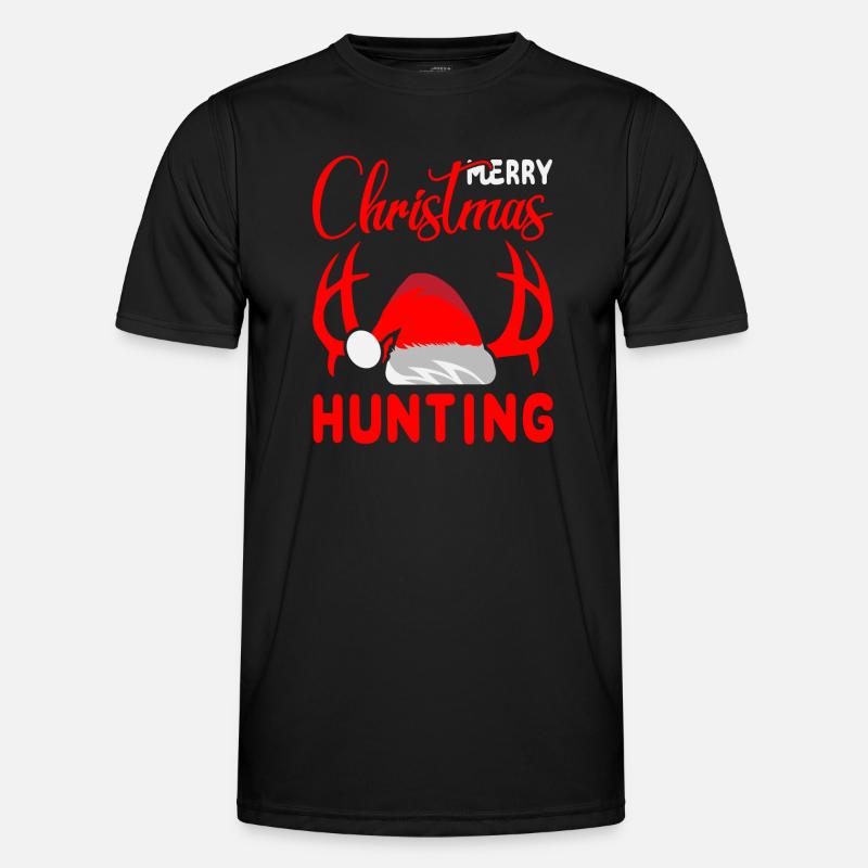 Joyeux Noël tenue de chasse T-shirt sport Homme