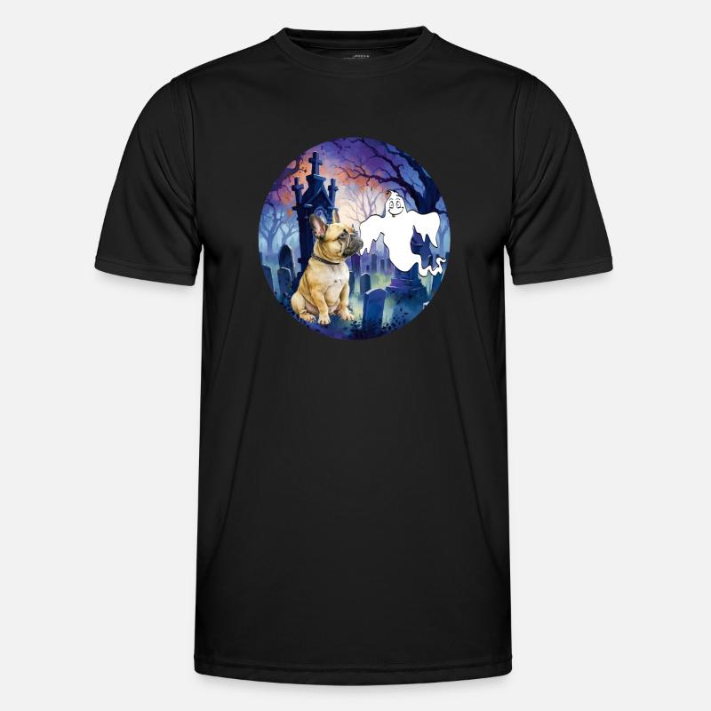 Dog in the graveyard Men's Functional T-Shirt