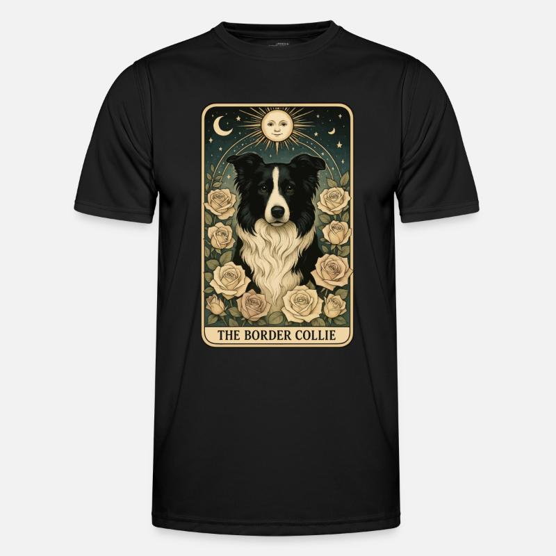 Border Collie Männer Funktions-T-Shirt