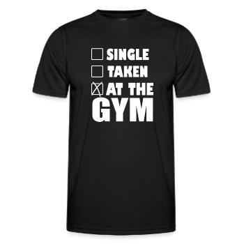 Gym - T-shirt sport Homme - noir - Devant - AI Model Male 178 dark (178cm)