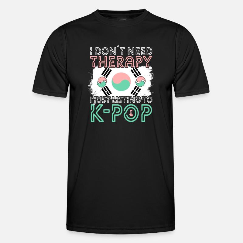 K-pop - Men's Functional T-Shirt - black