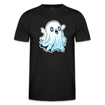 Gespenst - Männer Funktions-T-Shirt - Schwarz - Vorne - AI Model Male 178 dark (178cm)