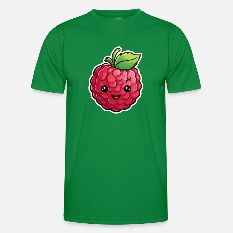 Himbeere Männer Funktions-T-Shirt