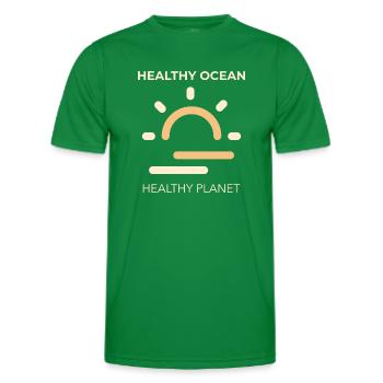 Marine Conservation - Men's Functional T-Shirt - kelly green - Front - AI Model Male 178 dark (178cm)