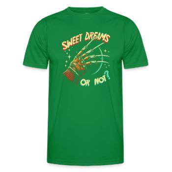 A Nightmare on Elm Street - Süße Träume oder doch nicht? - Männer Funktions-T-Shirt - Kelly Green - Vorne - AI Model Male 178 dark (178cm)