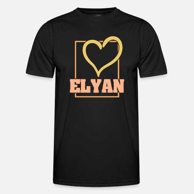 Gift for Elyan - Men's Functional T-Shirt - black