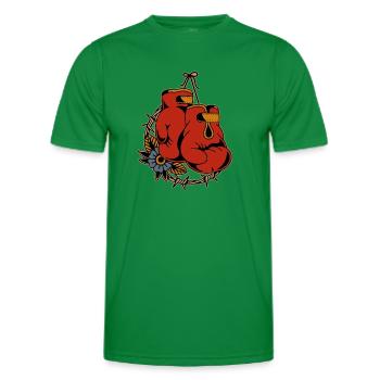 Boxe - T-shirt sport Homme - vert - Devant - AI Model Male 178 dark (178cm)