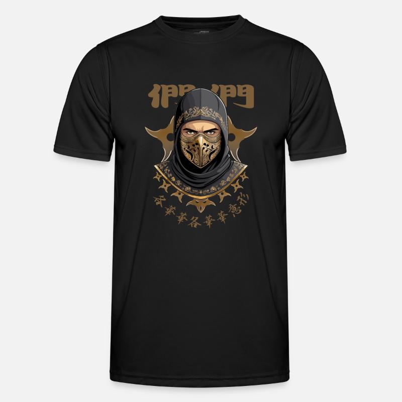 Ninja Samurai Warrior - Men's Functional T-Shirt - black