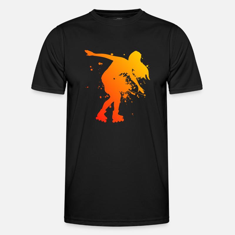 Roller Skating Rollerskaten Roller Skates - Männer Funktions-T-Shirt - Schwarz