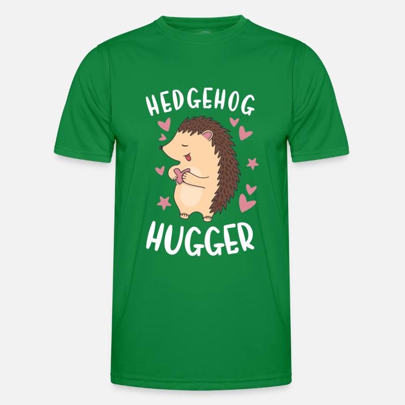 Hedgie Hedgehog Hugger Hedgehog Männer Funktions-T-Shirt