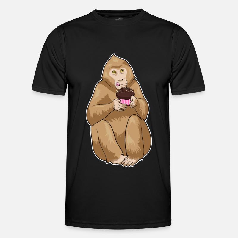 Monkey Muffin - Men's Functional T-Shirt - black