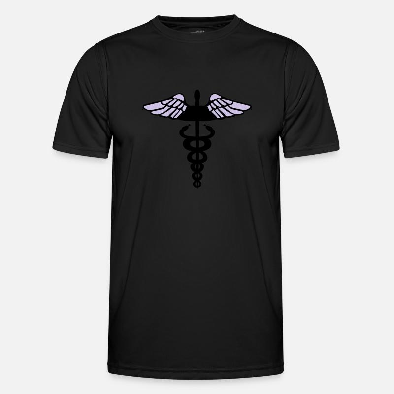 Caduceus Männer Funktions-T-Shirt