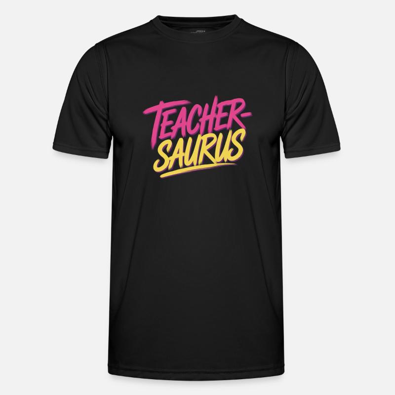 Teacher-saurus 12 Männer Funktions-T-Shirt