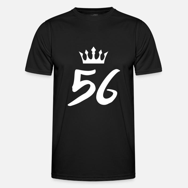56 Number crown - Men's Functional T-Shirt - black