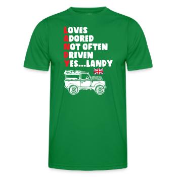 Its Landy - Männer Funktions-T-Shirt - Kelly Green - Vorne - AI Model Male 178 dark (178cm)