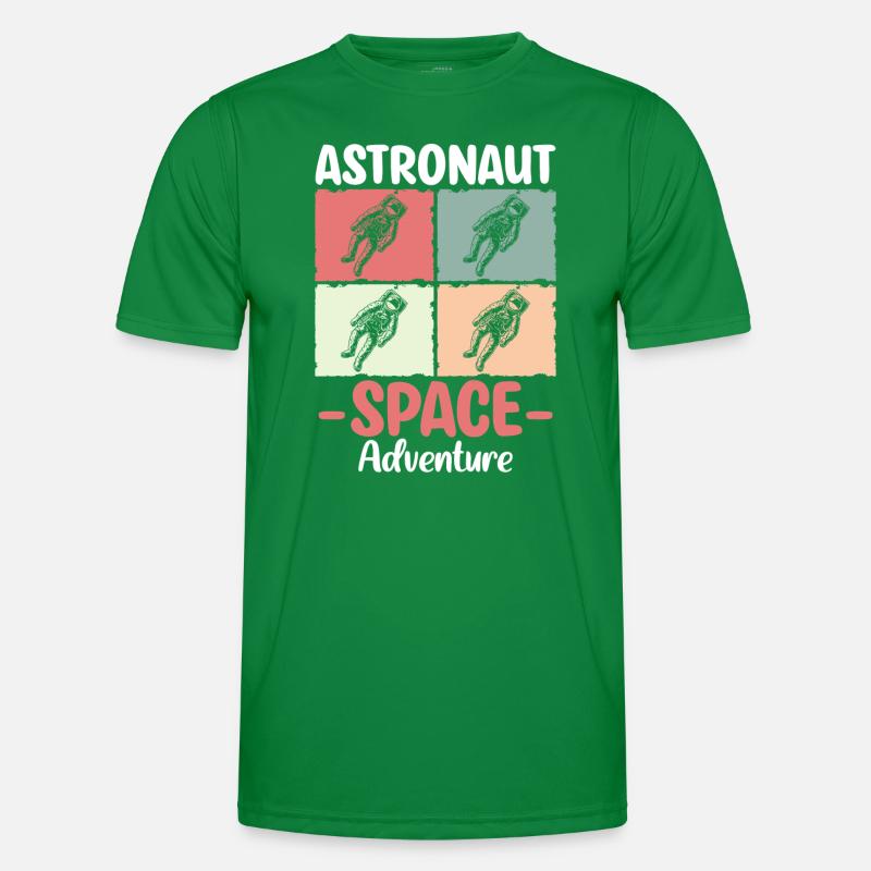 Navette spatiale Spacesuit Star Rocket T-shirt sport Homme