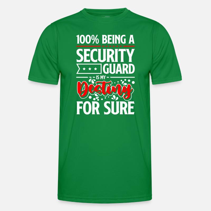 Security guard profession security service work Men's Functional T-Shirt