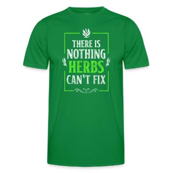 Potion Druid Naturopath - Men's Functional T-Shirt - kelly green - Front - AI Model Male 178 dark (178cm)