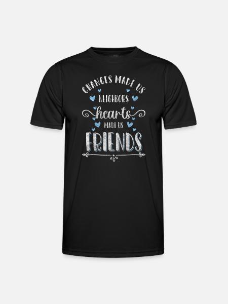 Nachbar Bester Nachbar Bier - Männer Funktions-T-Shirt - Schwarz