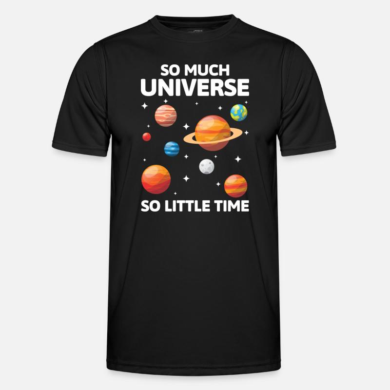 Astronomie Raumfahrt Stern - Männer Funktions-T-Shirt - Schwarz