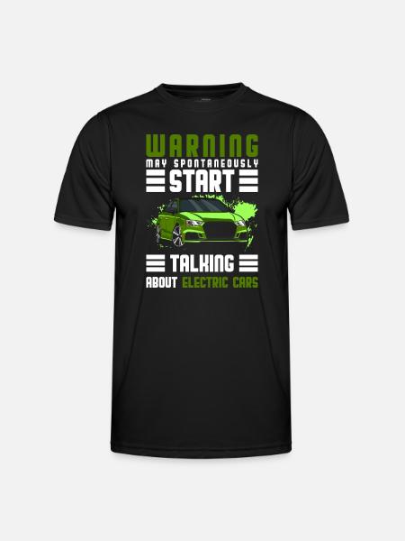 Electromobilité Climatisation Électrique Silent - T-shirt sport Homme - noir