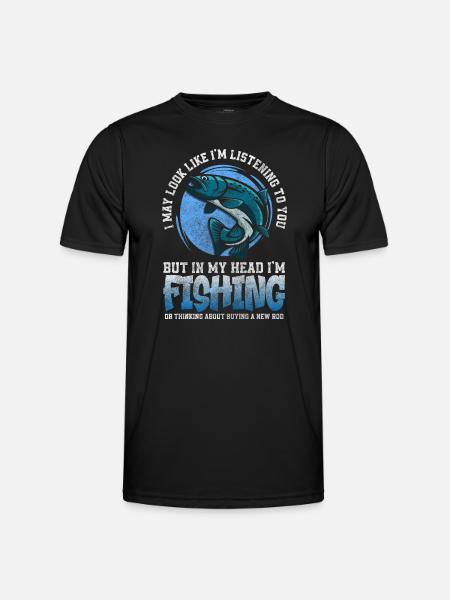 Angel Petri Heil Fishhook Carp - Men's Functional T-Shirt - black