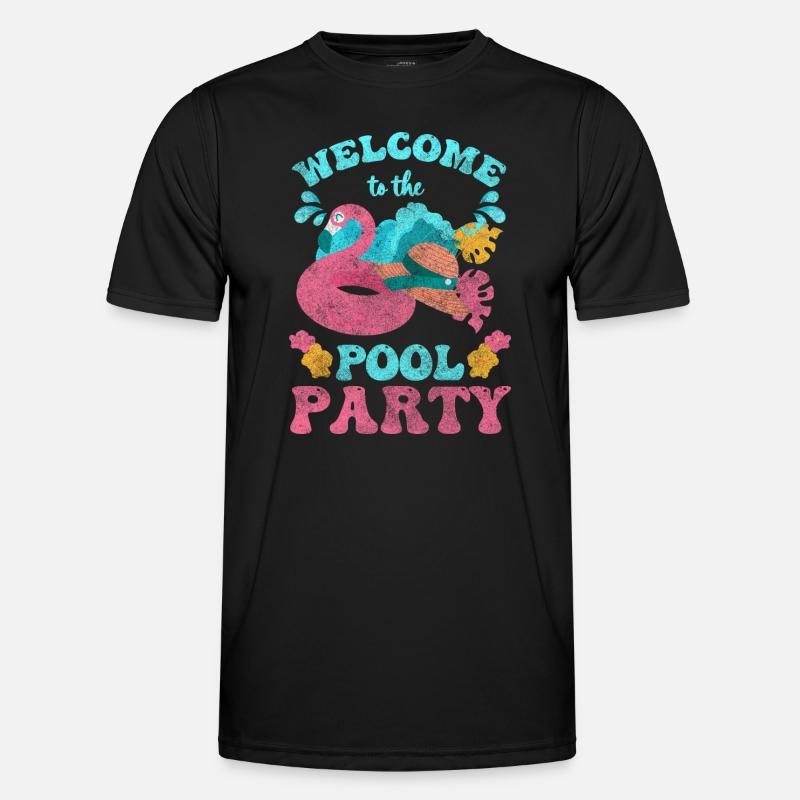 Pool Celebrations Recreation Alcohol - Men's Functional T-Shirt - black