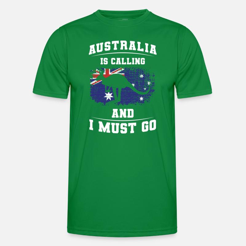 Outback Kangaroo Metropolis Men's Functional T-Shirt