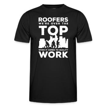 Artisan amusant - T-shirt sport Homme - noir - Devant - AI Model Male 178 dark (178cm)