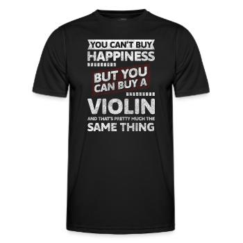 Musiker Künstler Klassik Sinfonie - Männer Funktions-T-Shirt - Schwarz - Vorne - AI Model Male 178 dark (178cm)