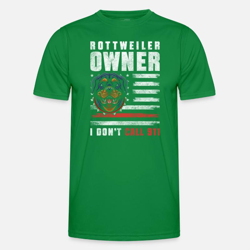 Hund Loyal Herrchen Gassi Männer Funktions-T-Shirt