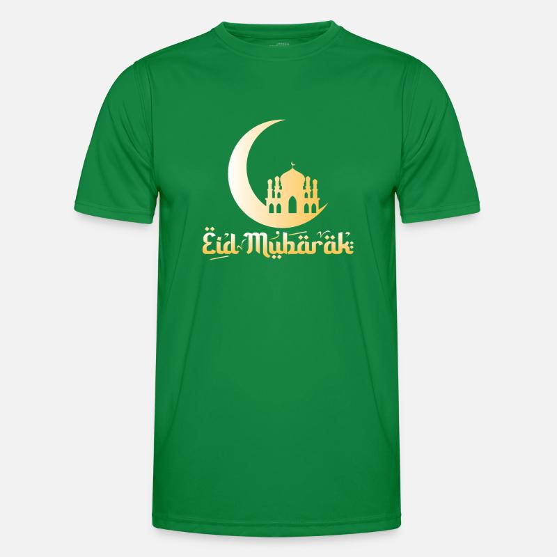 Eid Mubarak Männer Funktions-T-Shirt