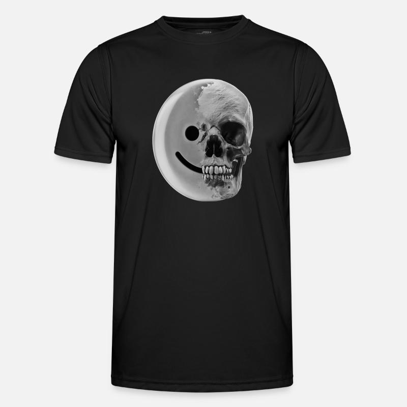 smiley coal - Men's Functional T-Shirt - black