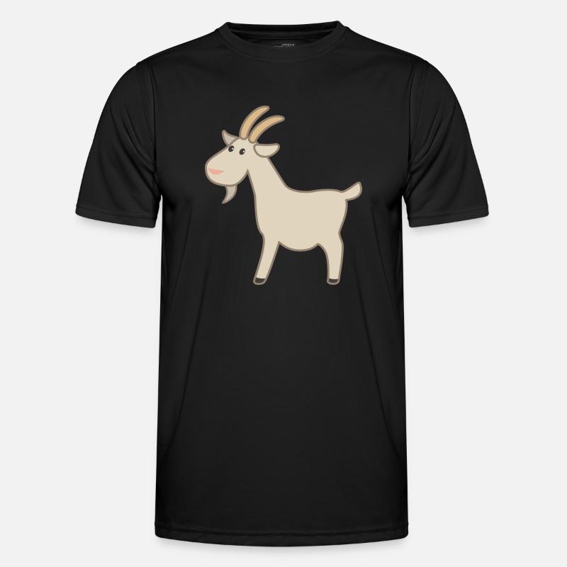 Ziege Männer Funktions-T-Shirt